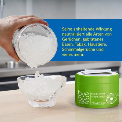 Eliminiert vollständig jeder Art von Gerüchen