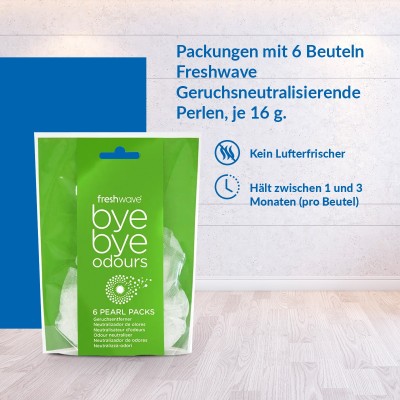 Entfernt Gerüche in kleine oder geschlossene Räume