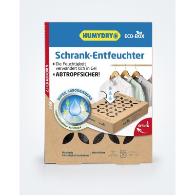 Humydry Eco-box Schrank-Entfeuchter Gel bag