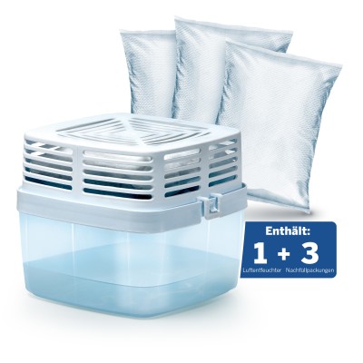 HUMYDRY® Luftentfeuchter Premium 450g + 3 Nachfüllpackungen 450g