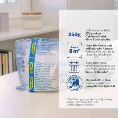 HUMYDRY® 6 X 250G Nachfüllpackungen