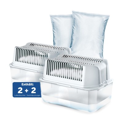 HUMYDRY® Luftentfeuchter 2 Magnum  + 2 Nachfüllpackungen 1 Kg