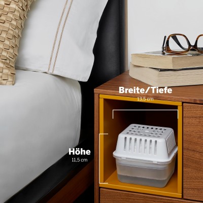 HUMYDRY® Luftentfeuchter Compact 250g + 3 Nachfüllpackungen